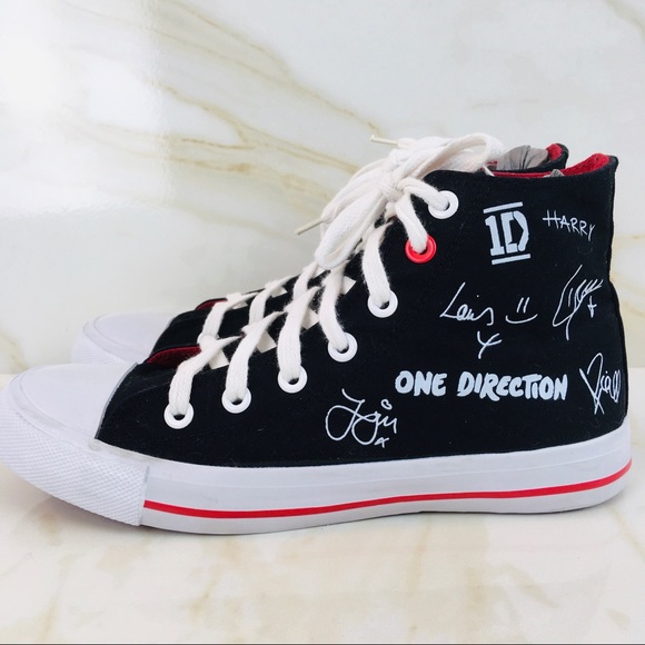 1D Autographed Canvas High Top Sneakers  9 - Picture 3 of 8